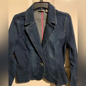 Covington Stretch Denim Blazer